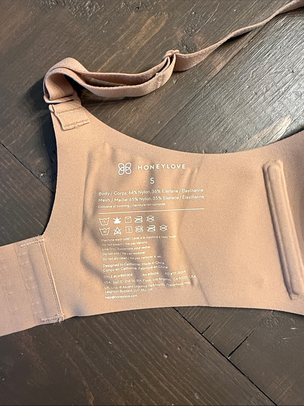 Like New Honeylove CrossOver Bra Underwire Free Size Small - Picture 3 of 4